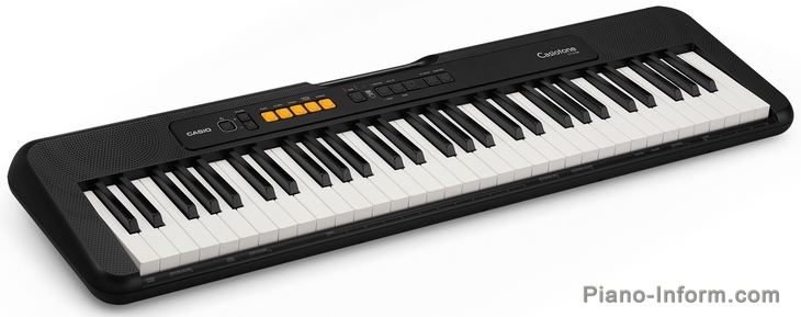 Синтезатор Casio CT-S100. Закругленные формы