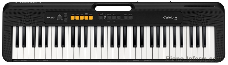 Синтезатор Casio CT-S100. Вид сверху